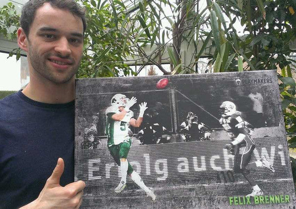 Felix Brenner Nationalmannschafts Receiver und Handschuhexperte